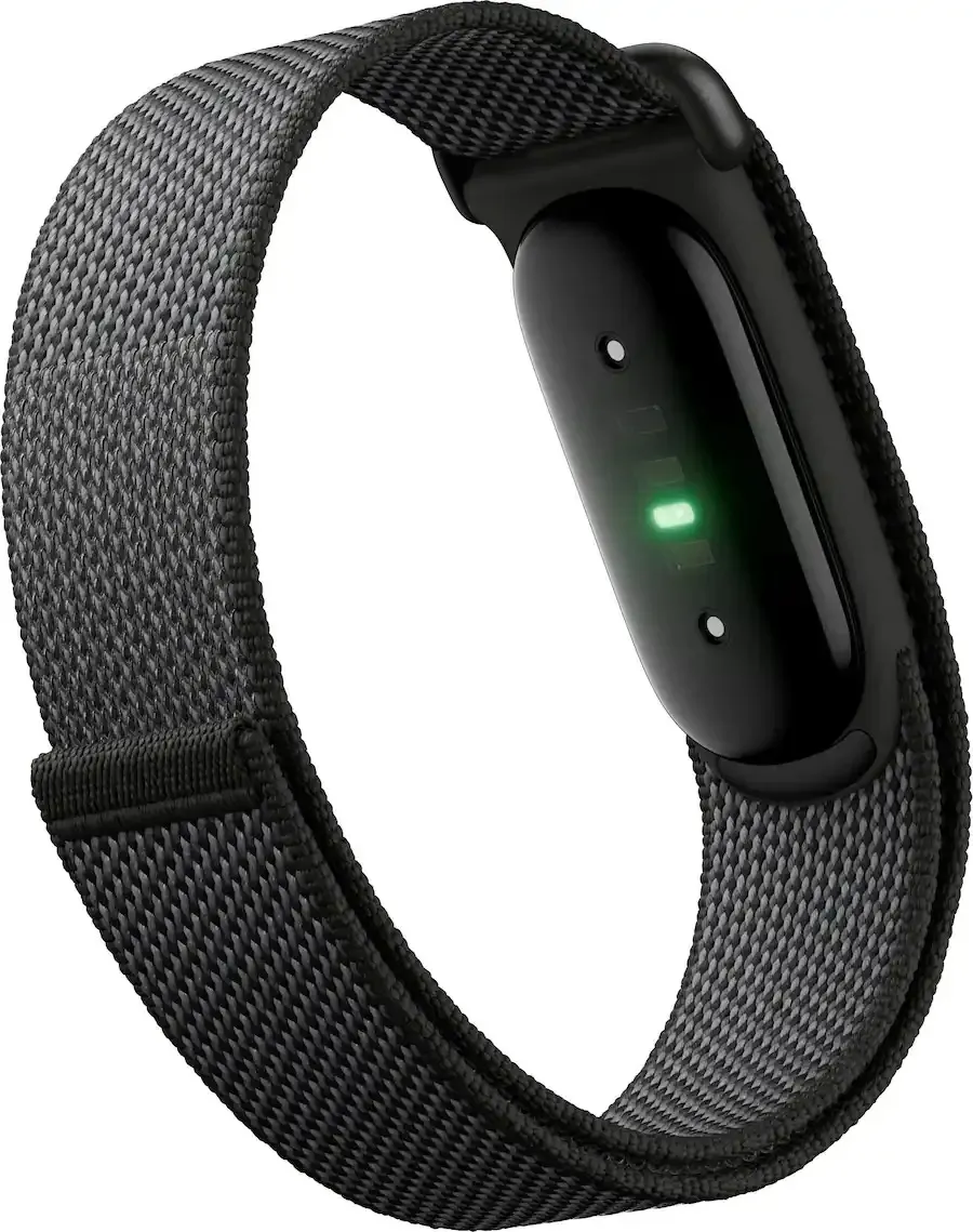 Google Fitbit Air Sem Tela Com Ia Fitness Preto Mesh